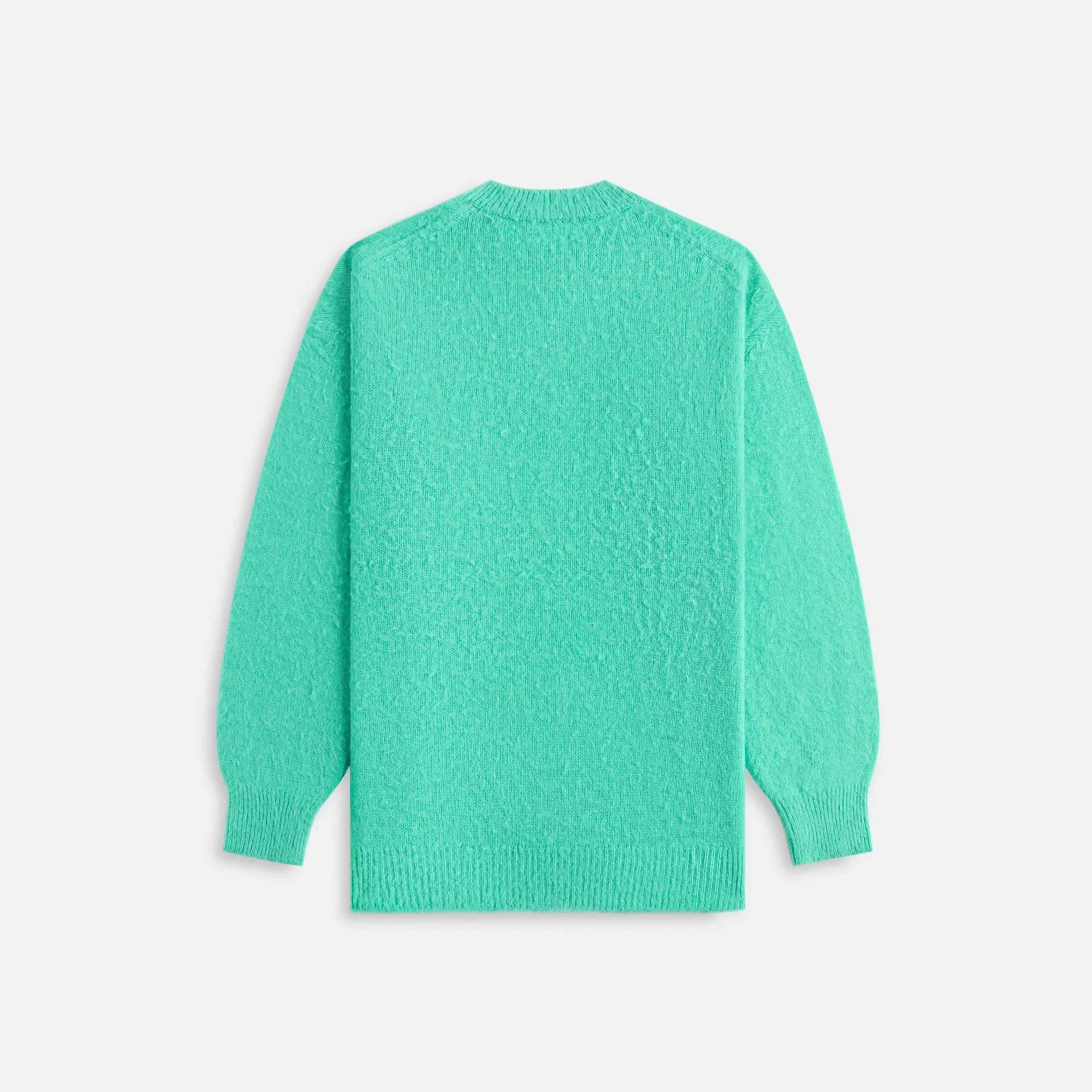 Auralee Brushed Wool Cashmere Silk Knit - Aqua Green sold by Kith product image thumbnail 2