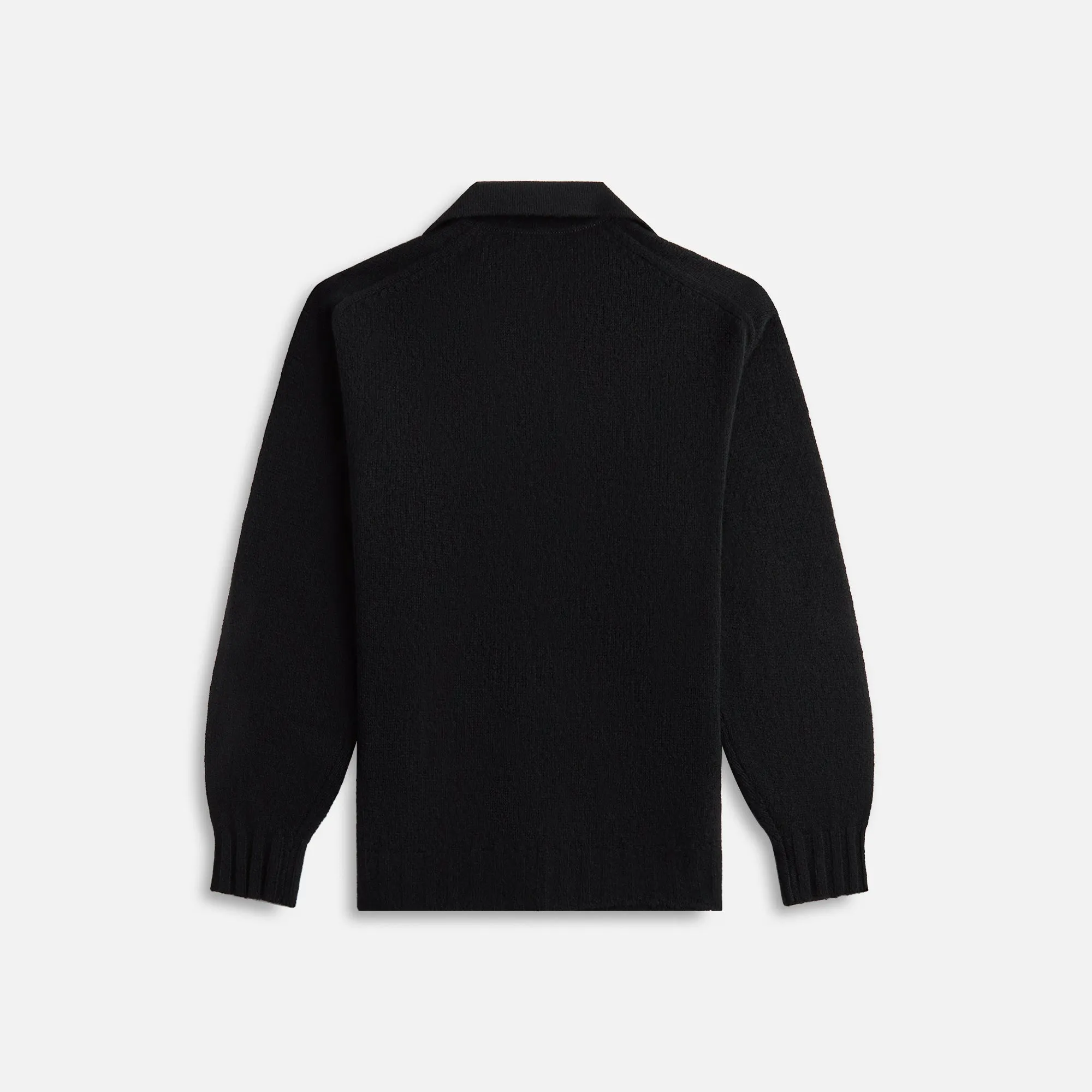Auralee Shetland Wool Cashmere Knit Cardigan - Black sold by Kith product image thumbnail 2