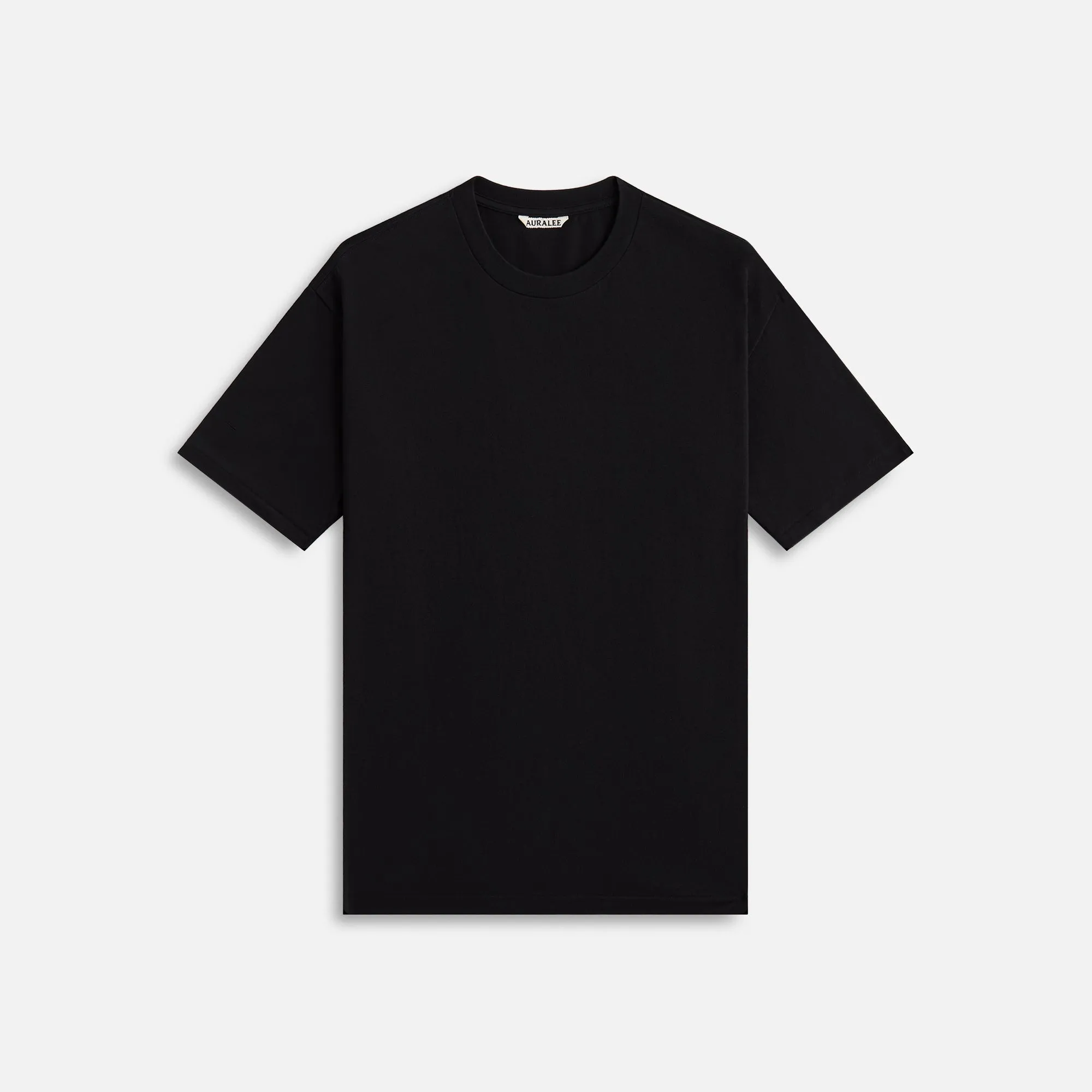 Auralee Seamless Crew Neck Tee - Black sold by Kith