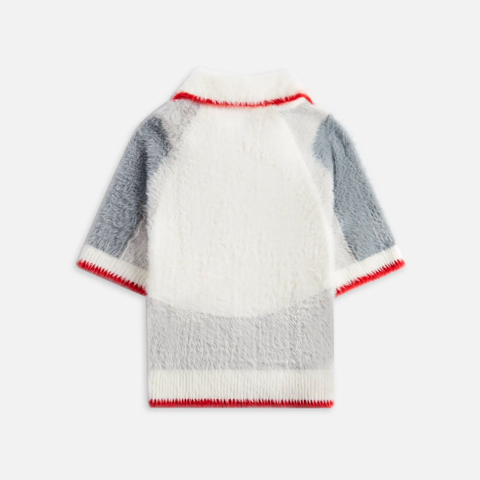 Casablanca Sport Fluffy Polo - Grey / White sold by Kith product image thumbnail 2