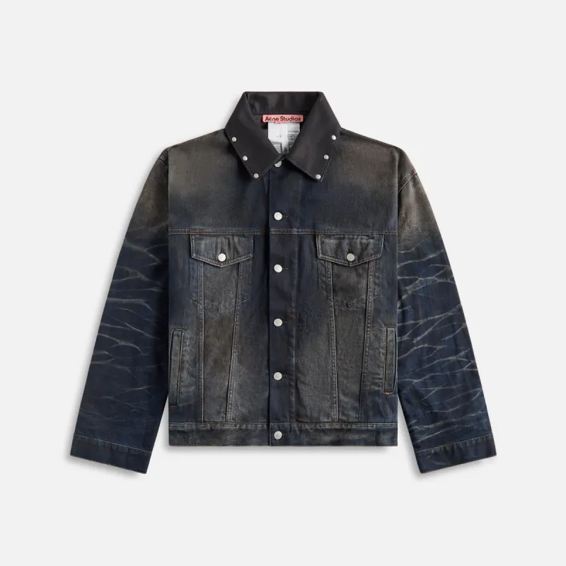 Acne Studios Robert U Darkside Leather Jacket - Black sold by Kith
