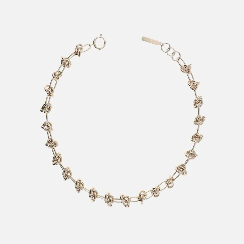 Justine Clenquet Daria Gold Choker - Gold sold by Kith