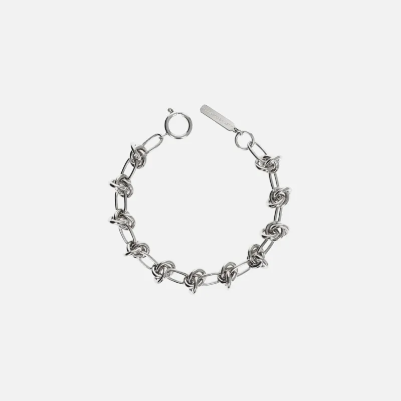 Justine Clenquet Daria Bracelet - Palladium sold by Kith