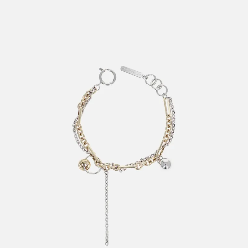 Justine Clenquet Rachel Bracelet - Gold / Palladium sold by Kith
