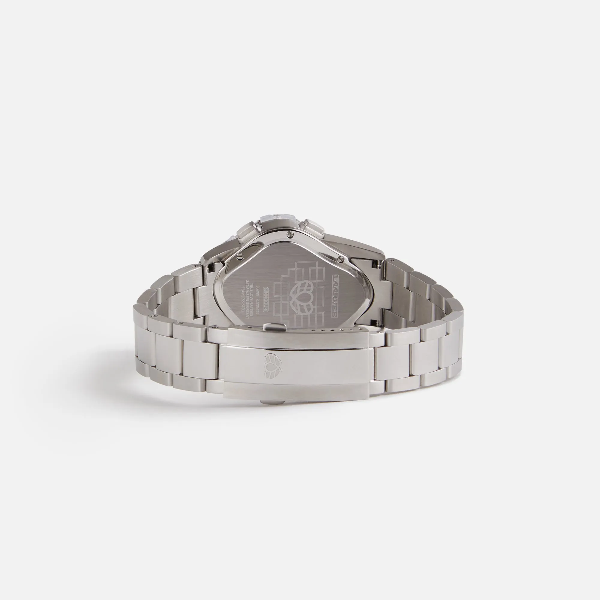 LAARVEE Sinngouki Silver Precision Steel - Translucent Bezel / White Dial sold by Kith product image thumbnail 2