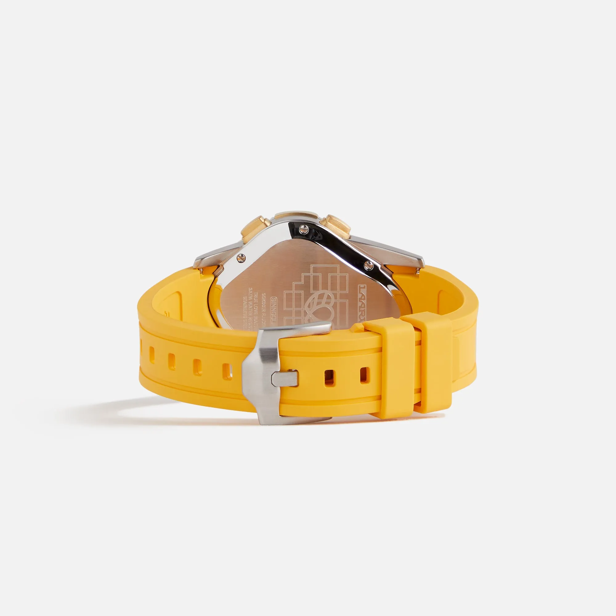 LAARVEE Sinngouki Gold Precision Rubber - Brushed Golden Bezel / Golden Dial sold by Kith product image thumbnail 2