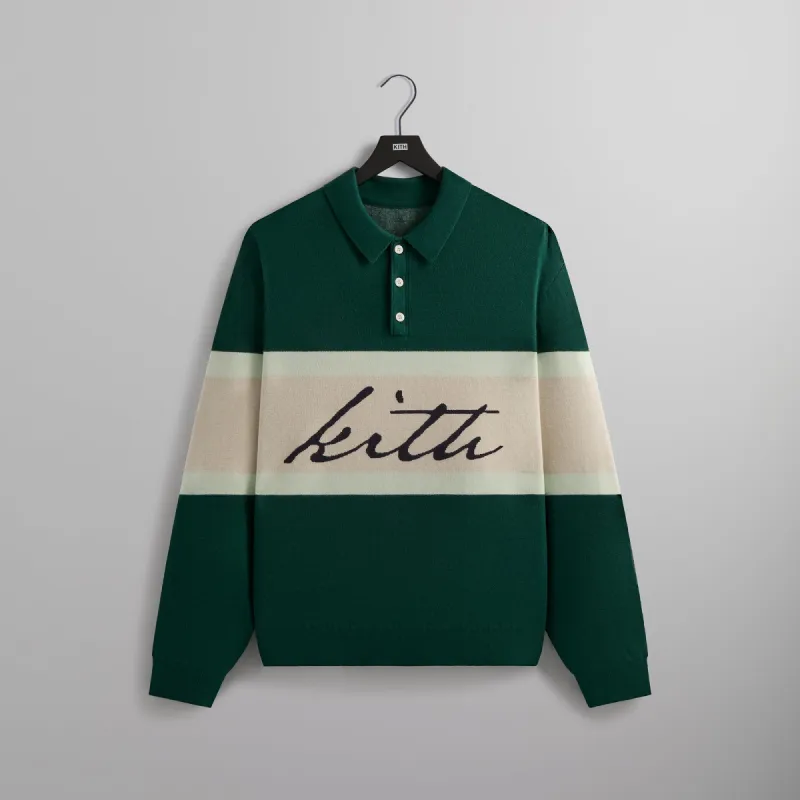 Kith Harmon Rugby Pullover - Algae sold by Kith