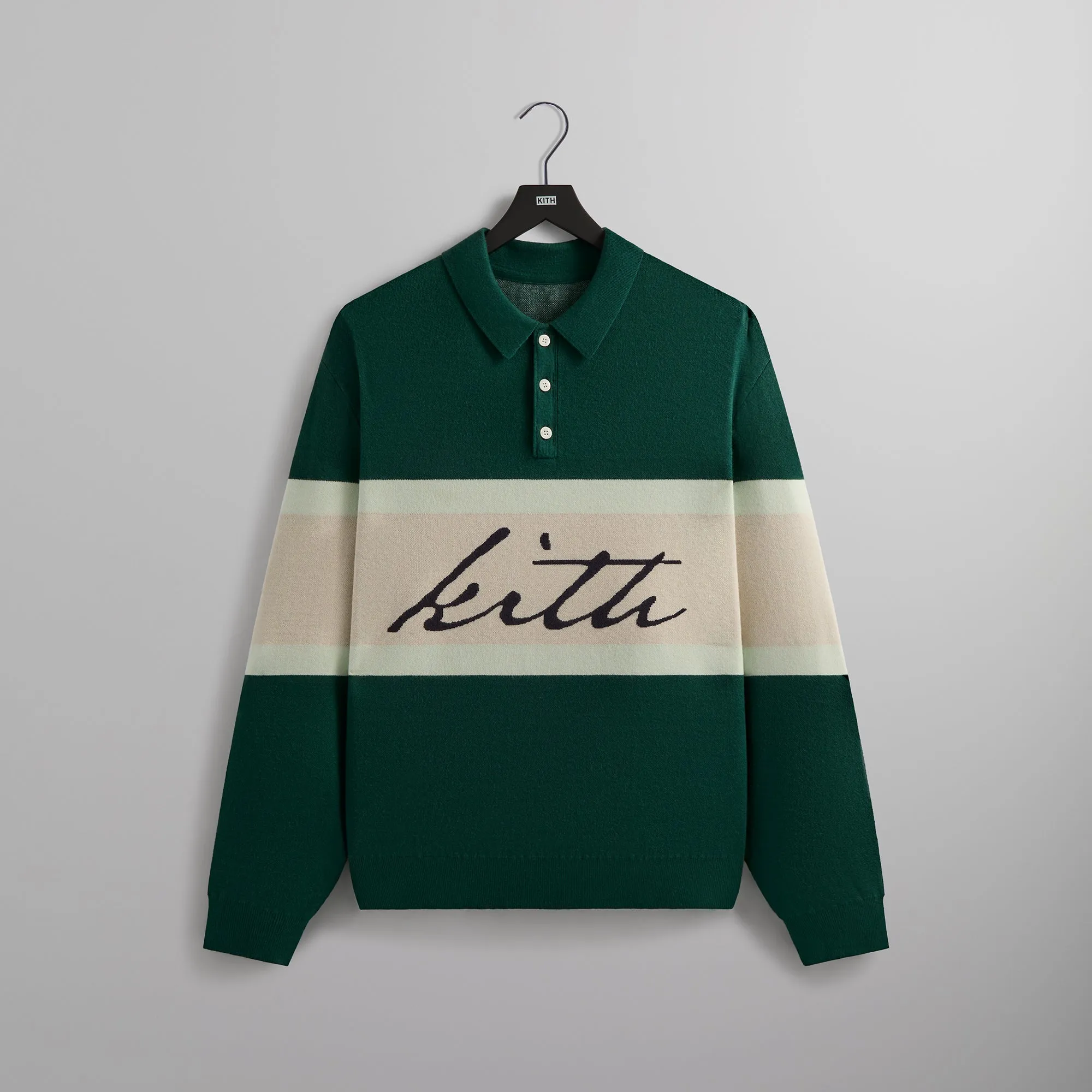 Kith Harmon Rugby Pullover - Algae | Parallel