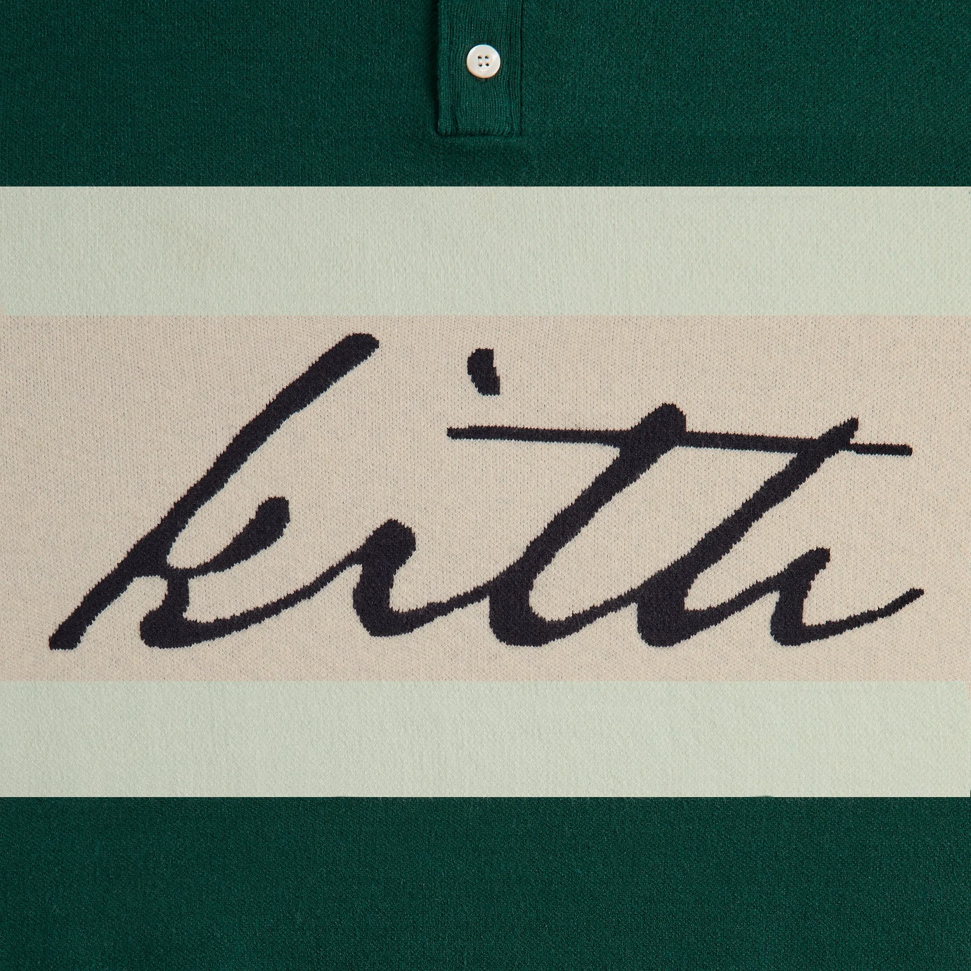 Kith Harmon Rugby Pullover - Algae sold by Kith product image thumbnail 4