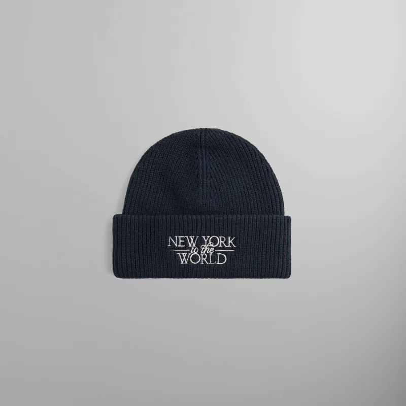 Kith NY to the World Mia Beanie - Nocturnal sold by Kith