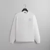 Kith NY to the World Liberty Apple Flame Vintage Long Sleeve Tee - White sold by Kith