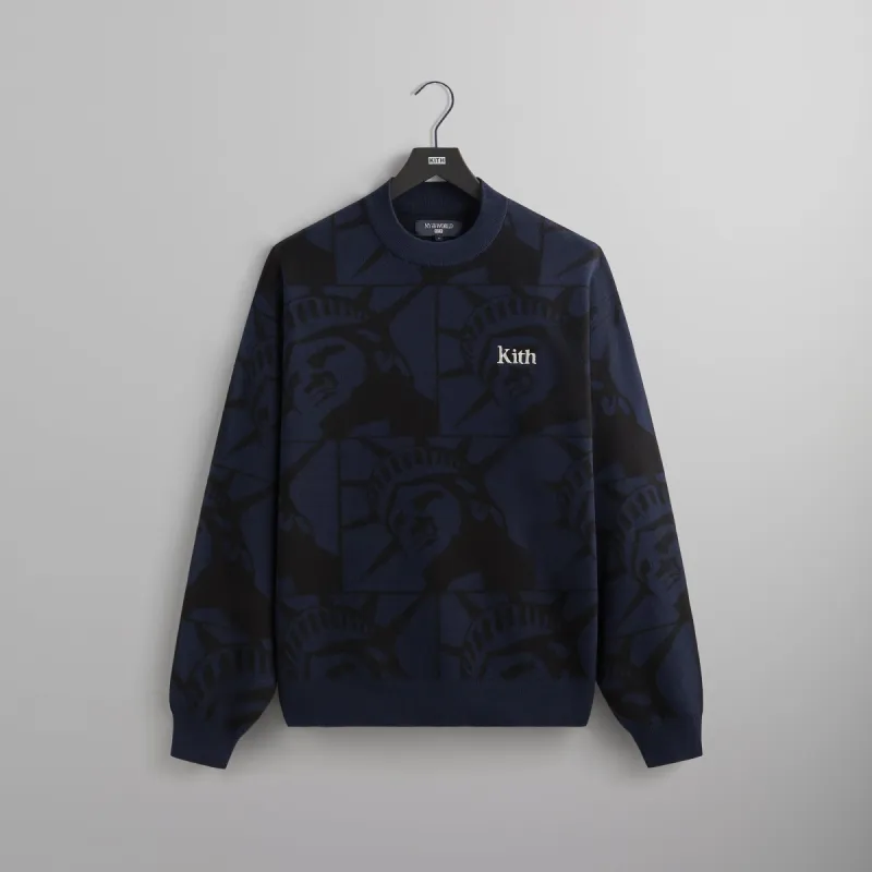 Kith Liberty Lewis Sweater - Nocturnal sold by Kith