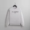 Kith NY to the World Signature Nelson Crewneck - Light Heather Grey sold by Kith