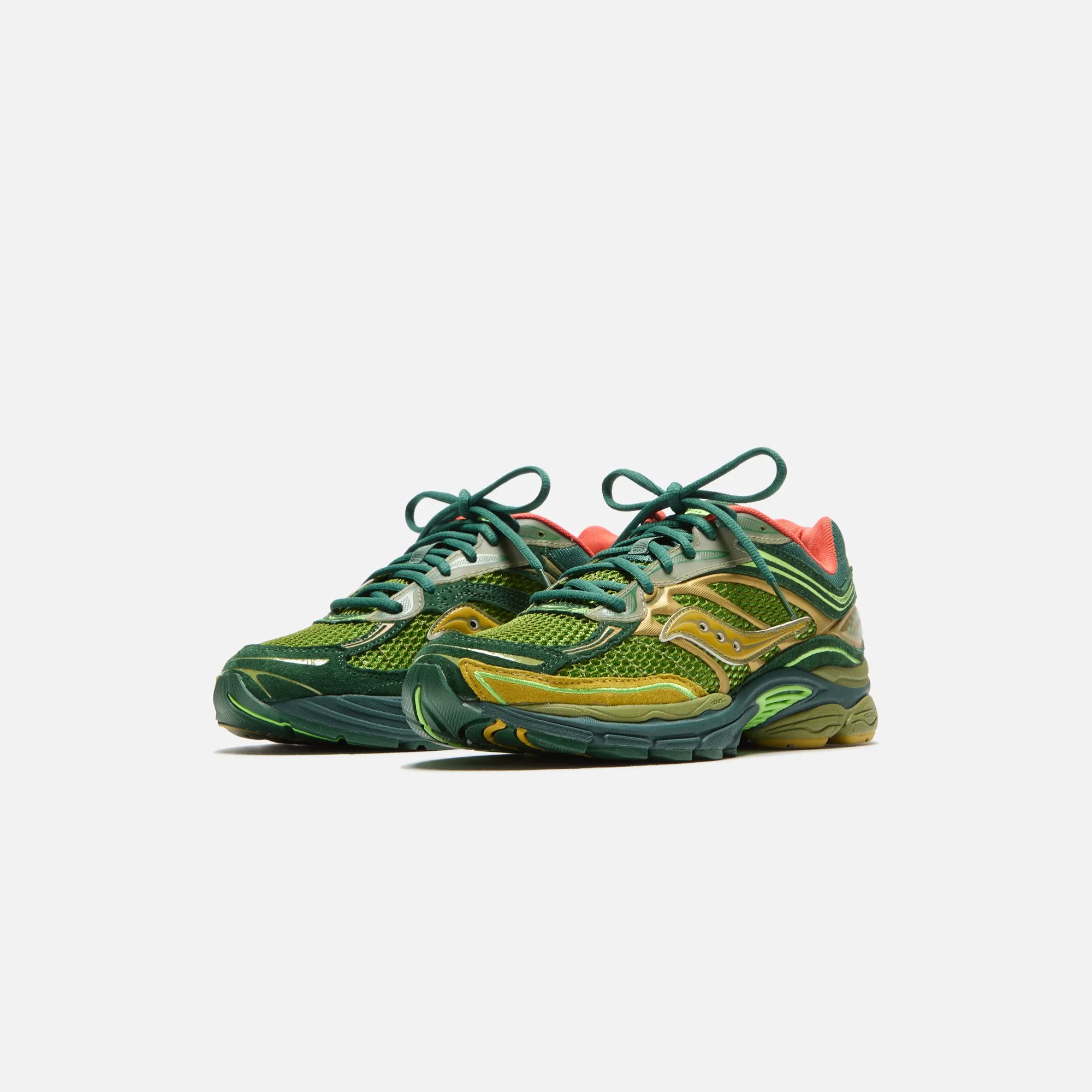 Saucony x Starcow Progrid Omni 9 - Green / Orange sold by Kith product image thumbnail 2