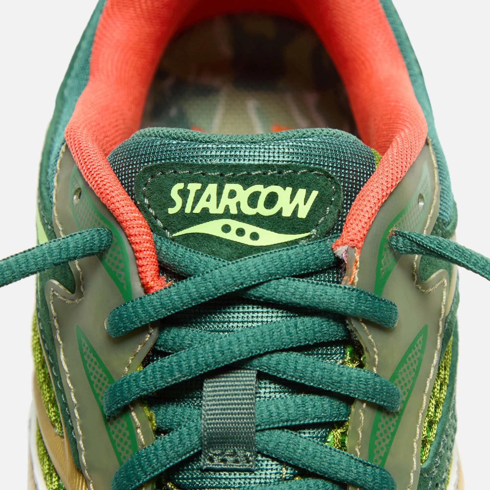 Saucony x Starcow Progrid Omni 9 - Green / Orange sold by Kith product image thumbnail 5