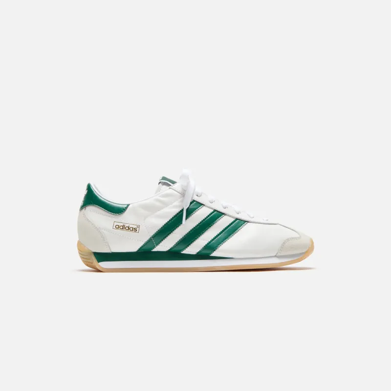 adidas Country Japan - Cloud White / Collegiate Green / Crystal White sold by Kith