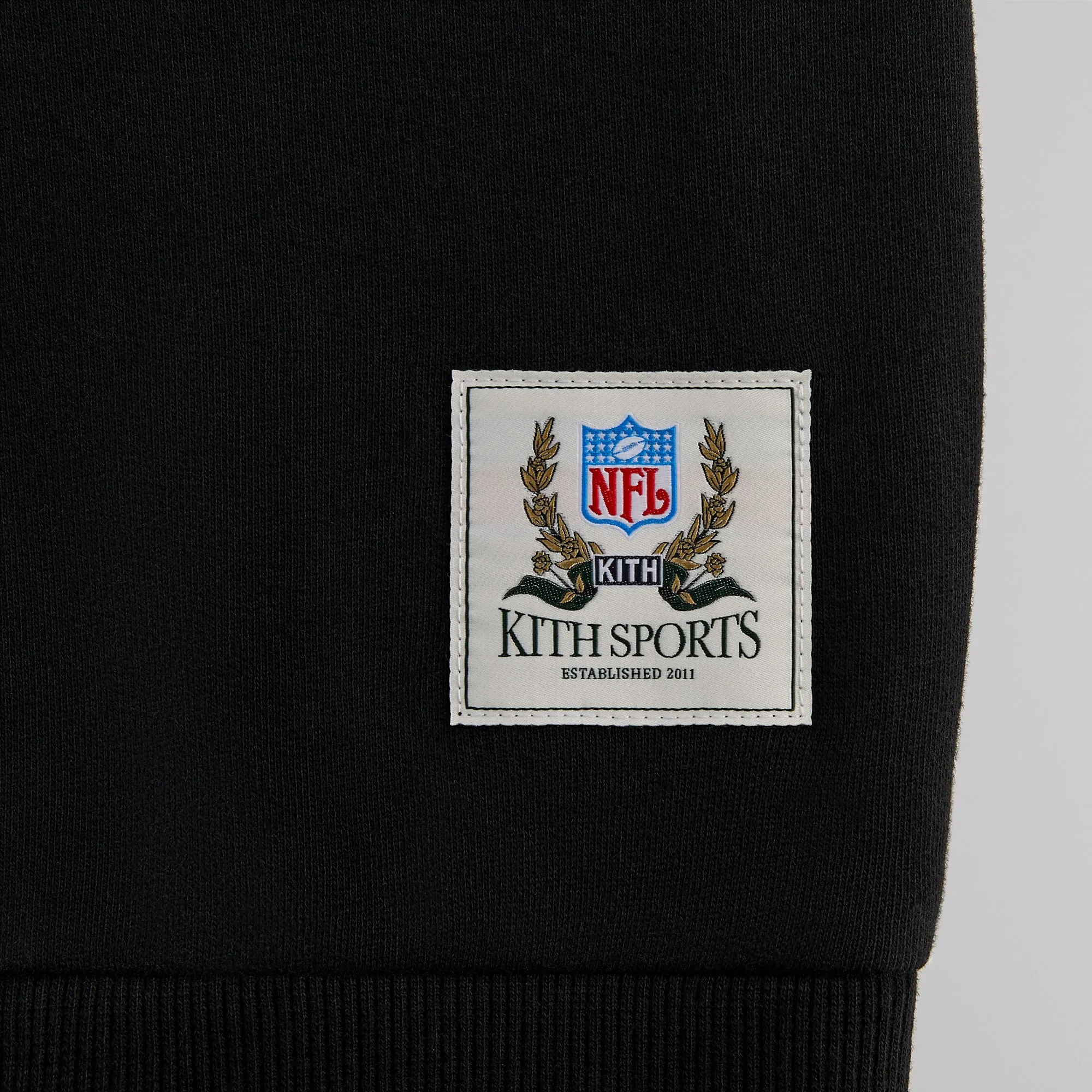 Kith & '47 for the NFL: Eagles Nelson Crewneck - Black sold by Kith product image thumbnail 4