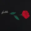 Kith Signature Rose Crewneck - Black sold by Kith