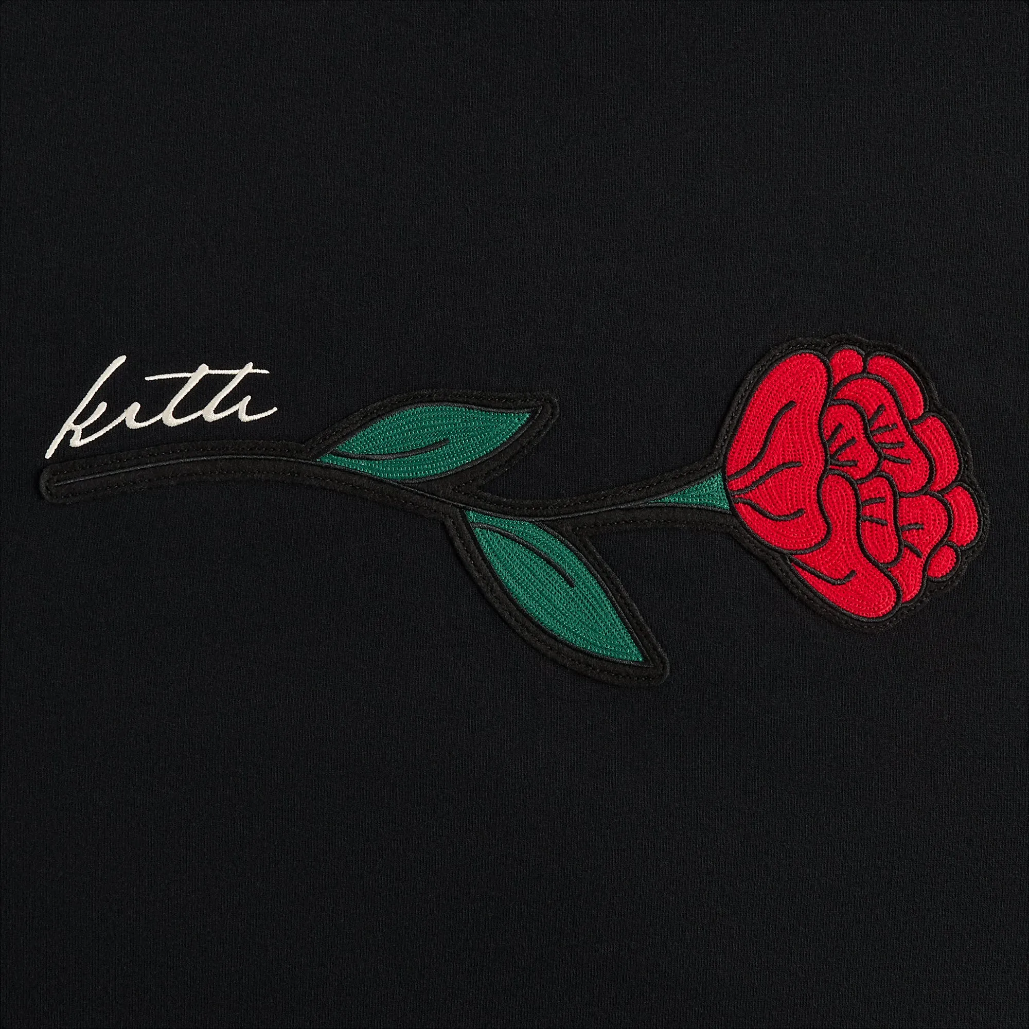 Kith Signature Rose Crewneck - Black sold by Kith product image thumbnail 3