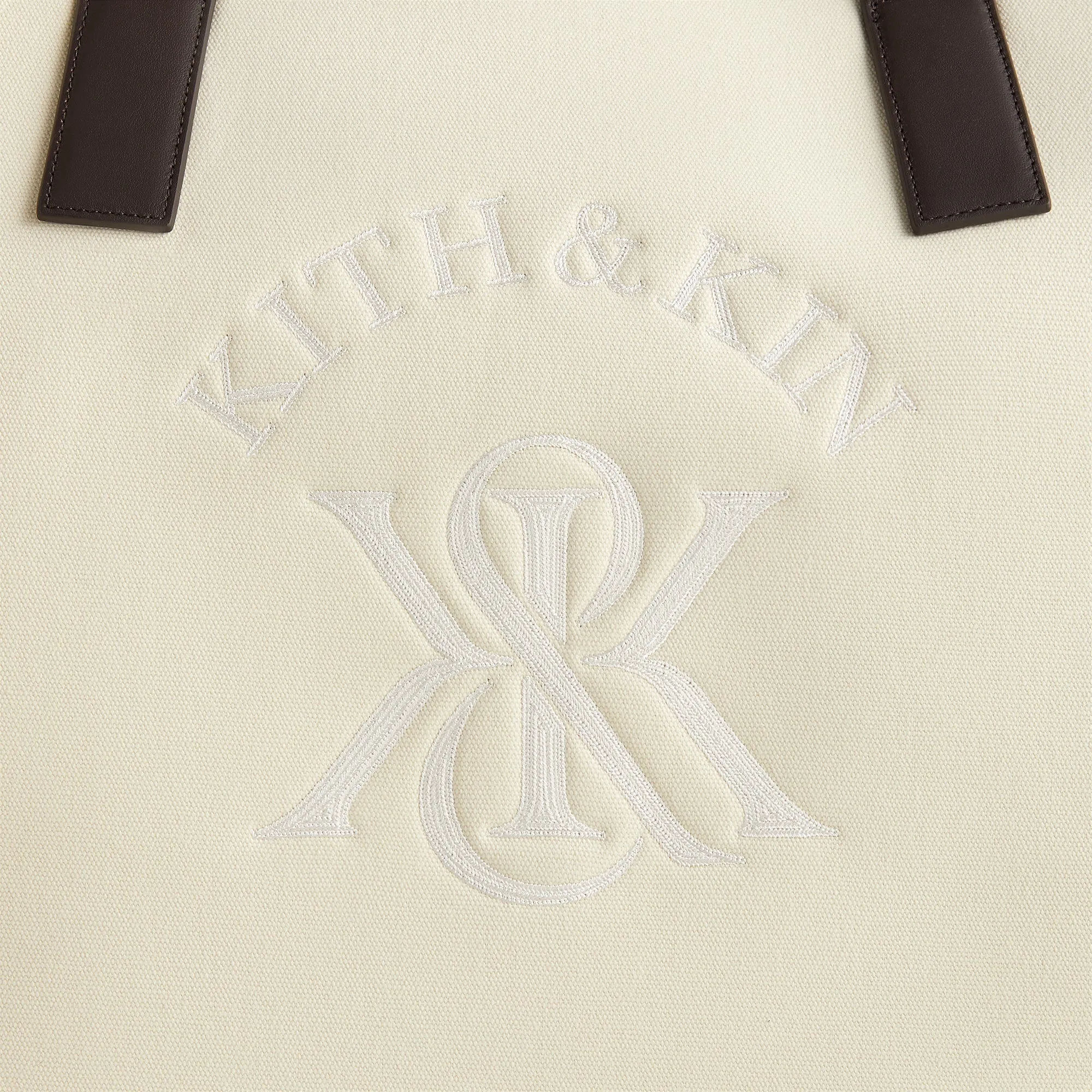 Kith Leather Trimmed Canvas Tote - Sandrift sold by Kith product image thumbnail 5