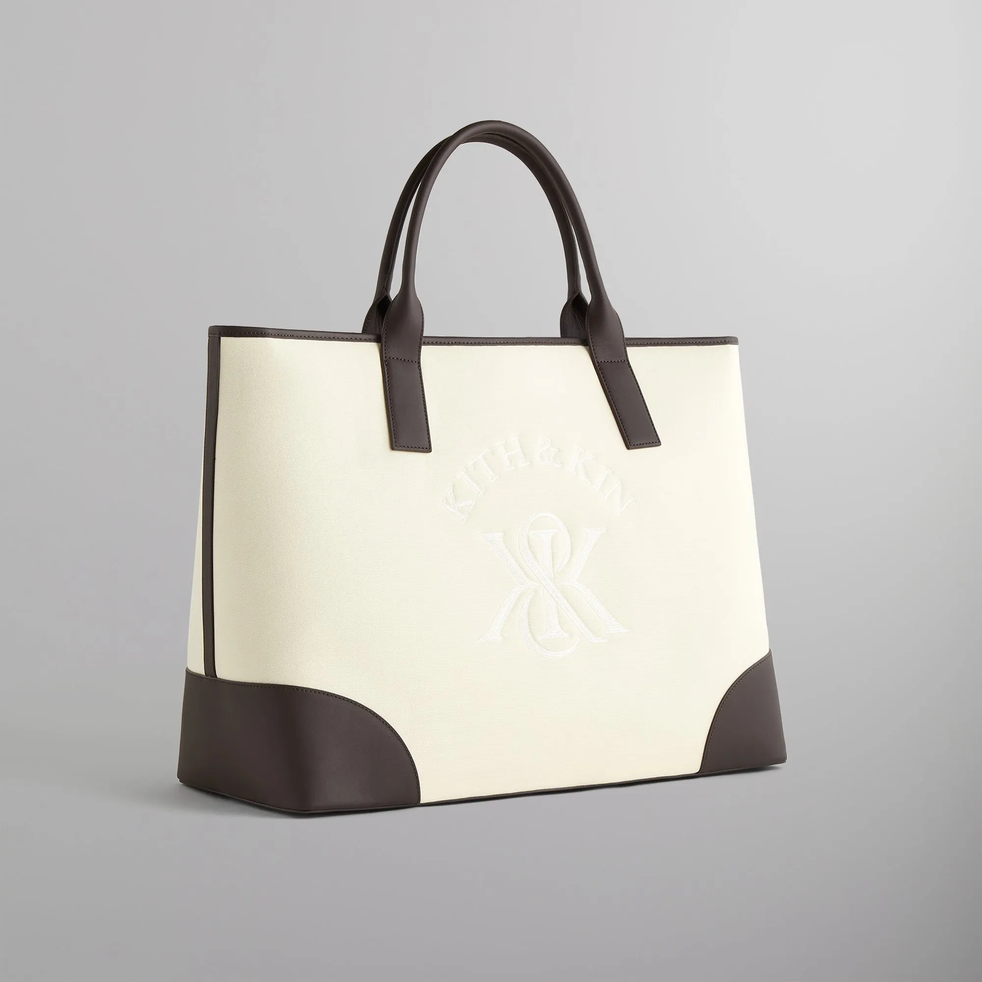 Kith Leather Trimmed Canvas Tote - Sandrift sold by Kith product image thumbnail 4