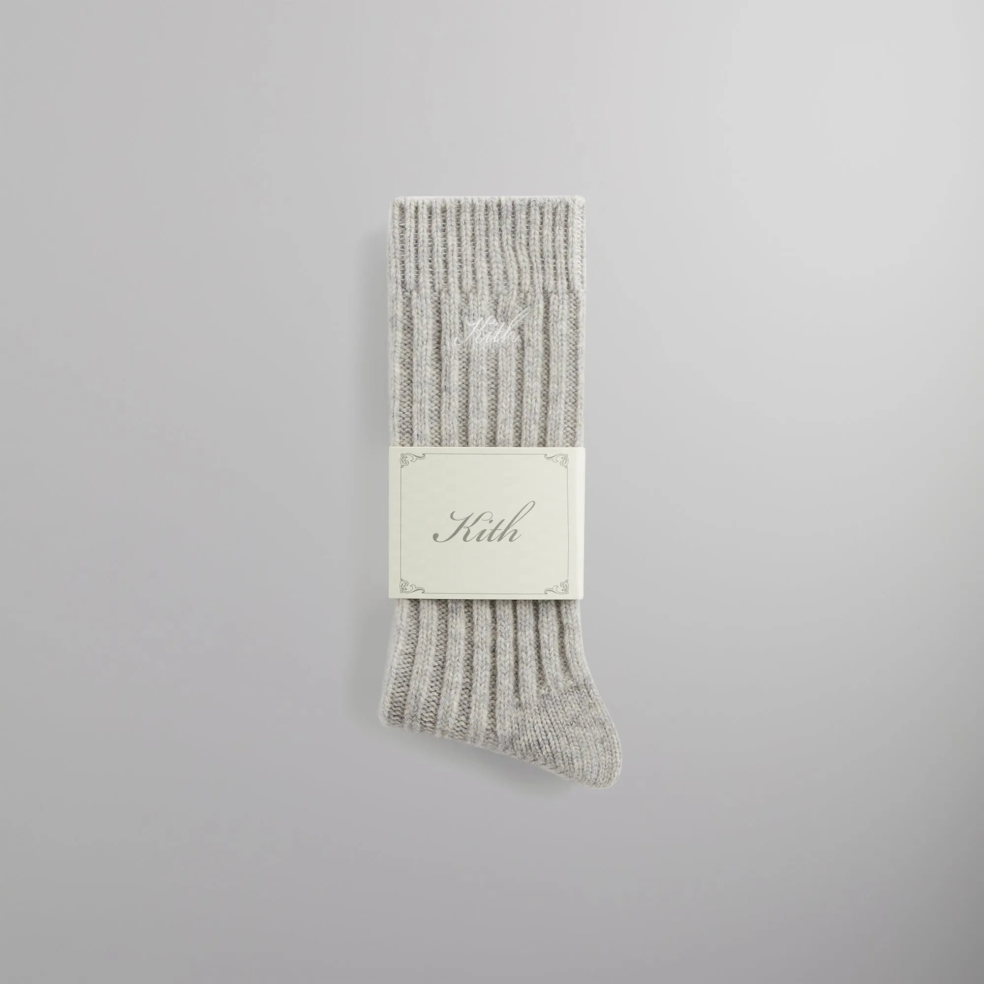 Kith Wool Socks - Light Heather Grey sold by Kith product image thumbnail 2
