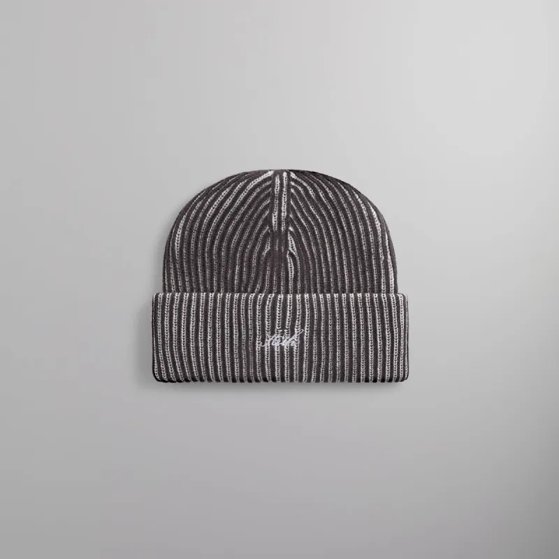 Kith Plaited Mia Beanie - Black sold by Kith