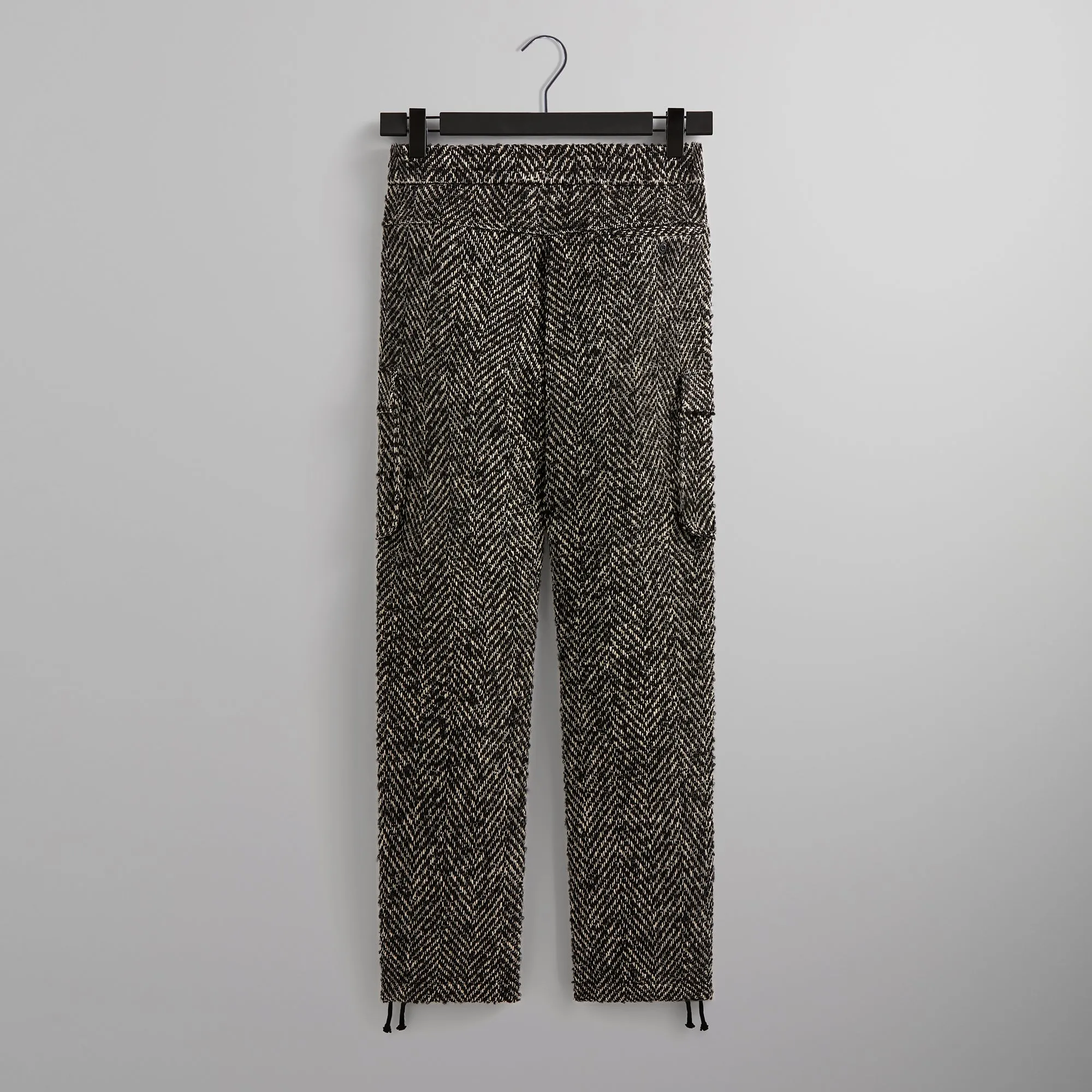 Kith Oversized Herringbone Bristol Cargo Pant - Black sold by Kith product image thumbnail 5