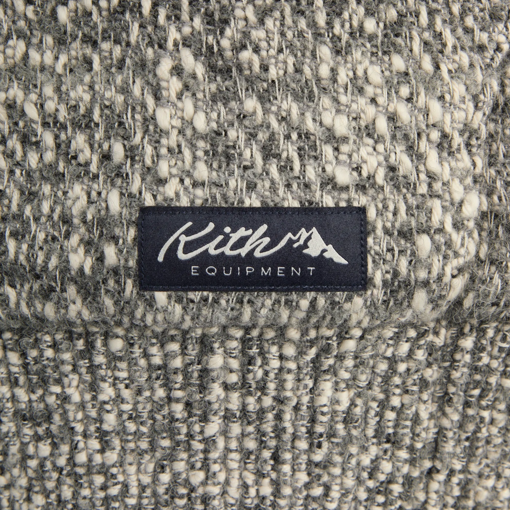 Kith Textured Tweed Sierra Hoodie - Fin sold by Kith product image thumbnail 4