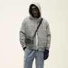 Kith Textured Tweed Sierra Hoodie - Fin sold by Kith