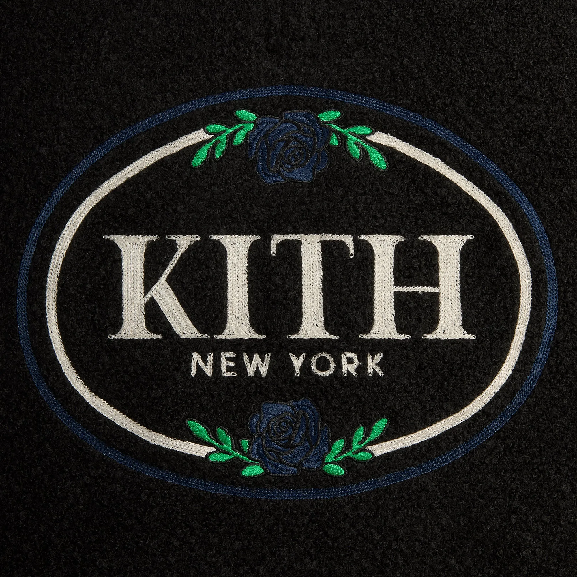 Kith Tweed Eric Quarter Zip Pullover - Black sold by Kith product image thumbnail 4