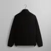 Kith Tweed Eric Quarter Zip Pullover - Black sold by Kith