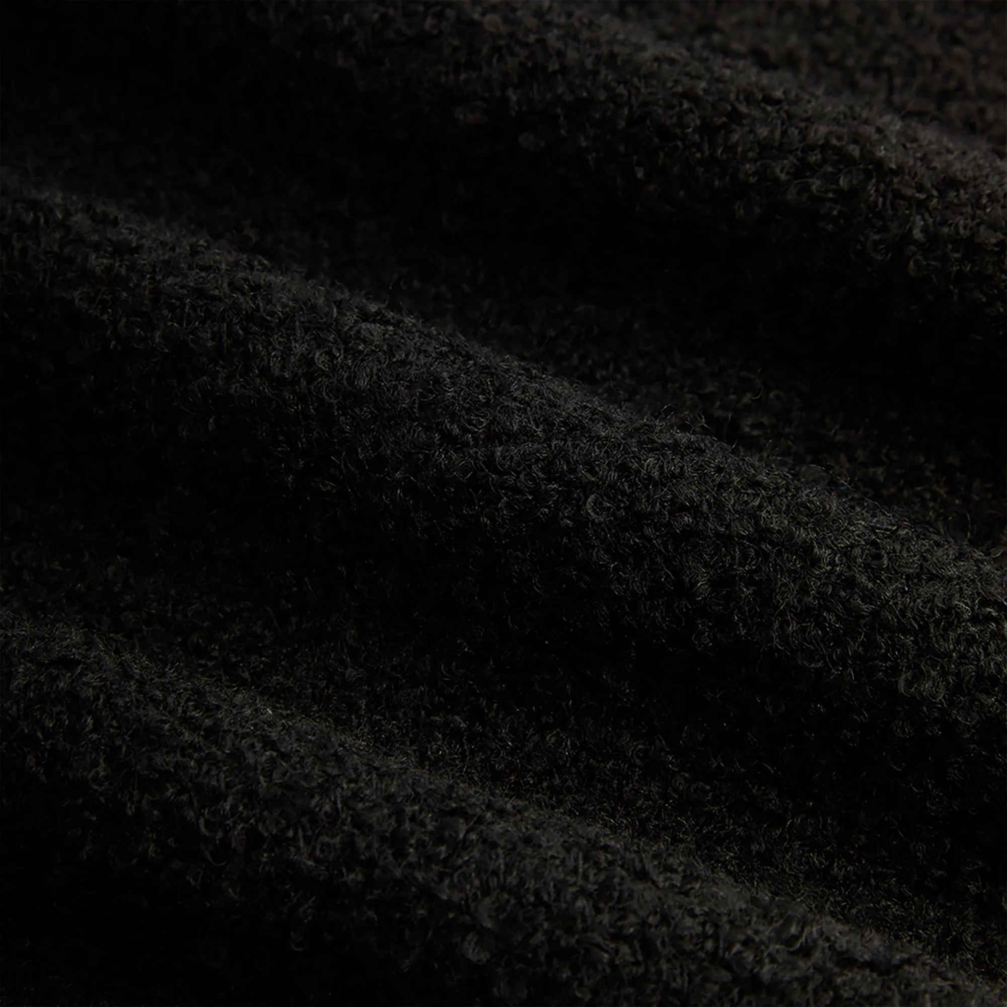 Kith Tweed Eric Quarter Zip Pullover - Black sold by Kith product image thumbnail 5