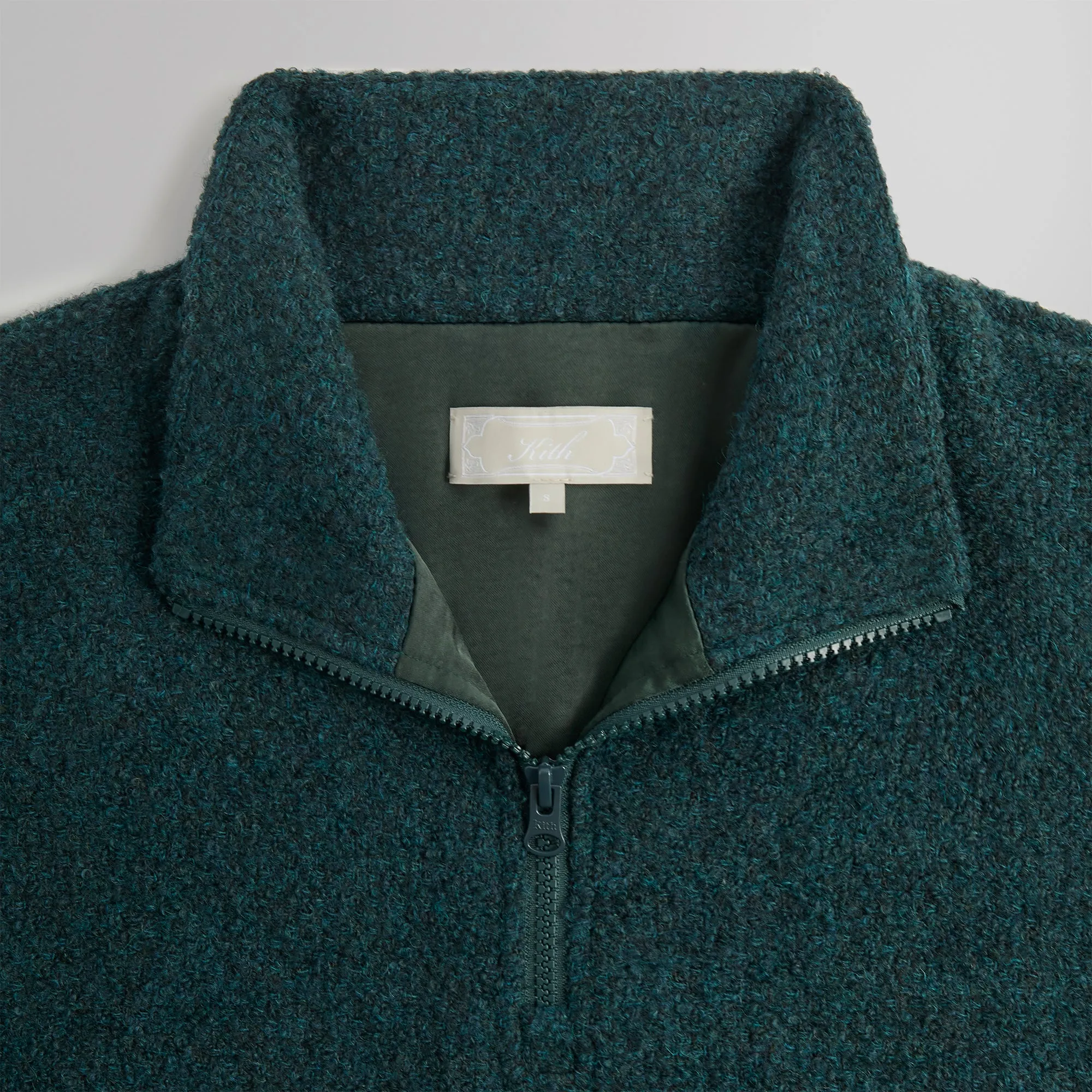 Kith Tweed Eric Quarter Zip Pullover - True sold by Kith product image thumbnail 3