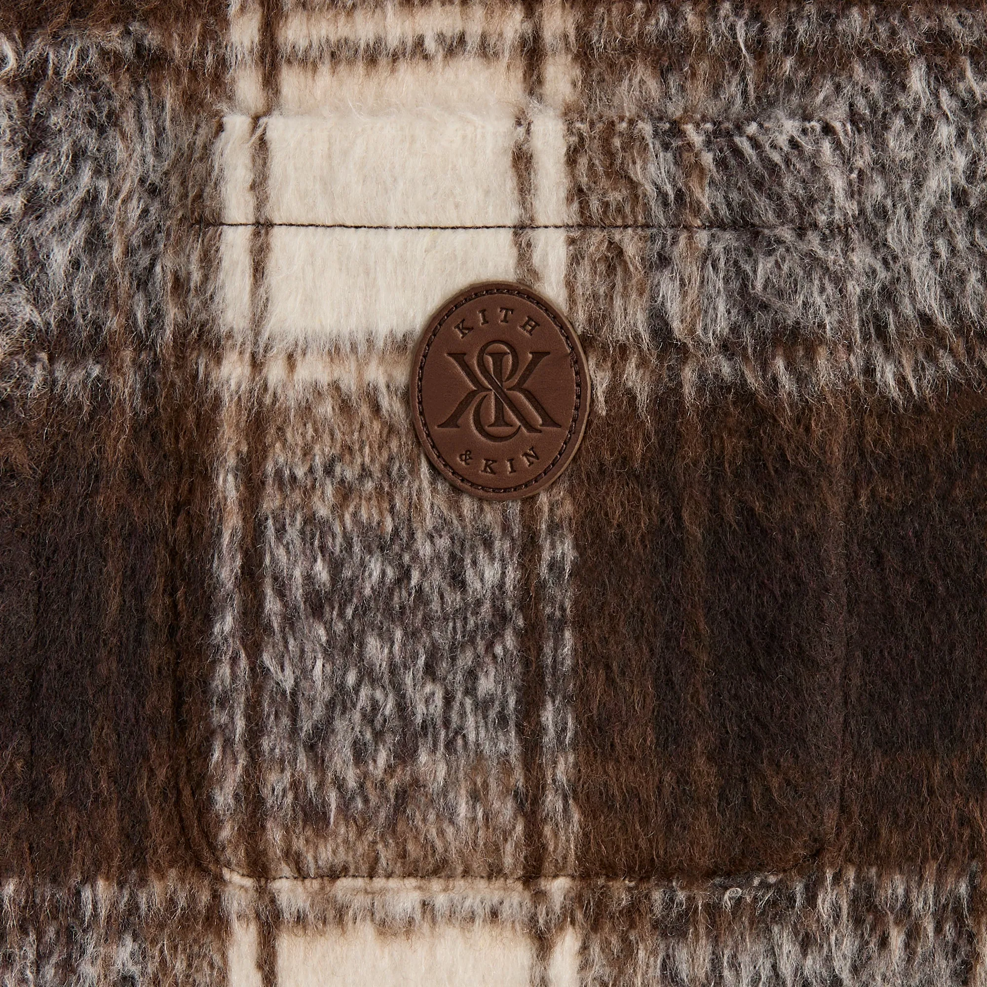 Kith Plaid Sheridan Shirt Jacket - Robusta sold by Kith product image thumbnail 3