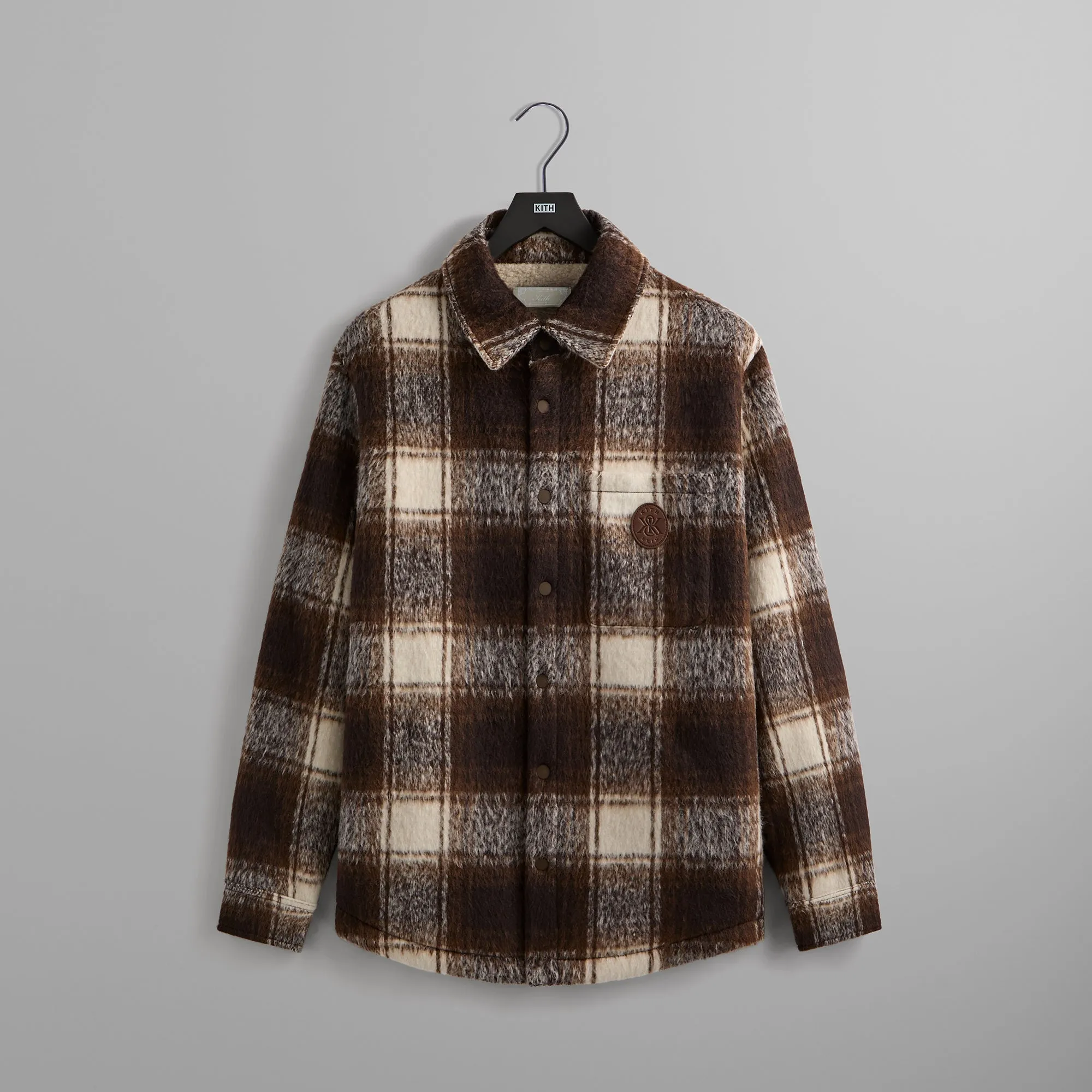 Kith Plaid Sheridan Shirt Jacket - Robusta sold by Kith
