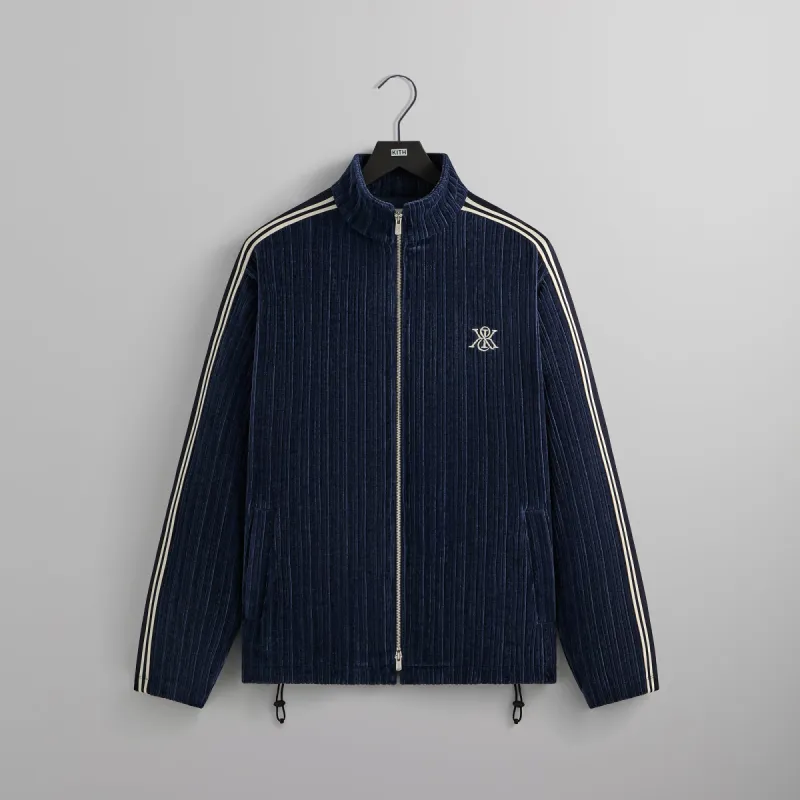 Kith Velvet Cord Ali Track Jacket - Nocturnal sold by Kith