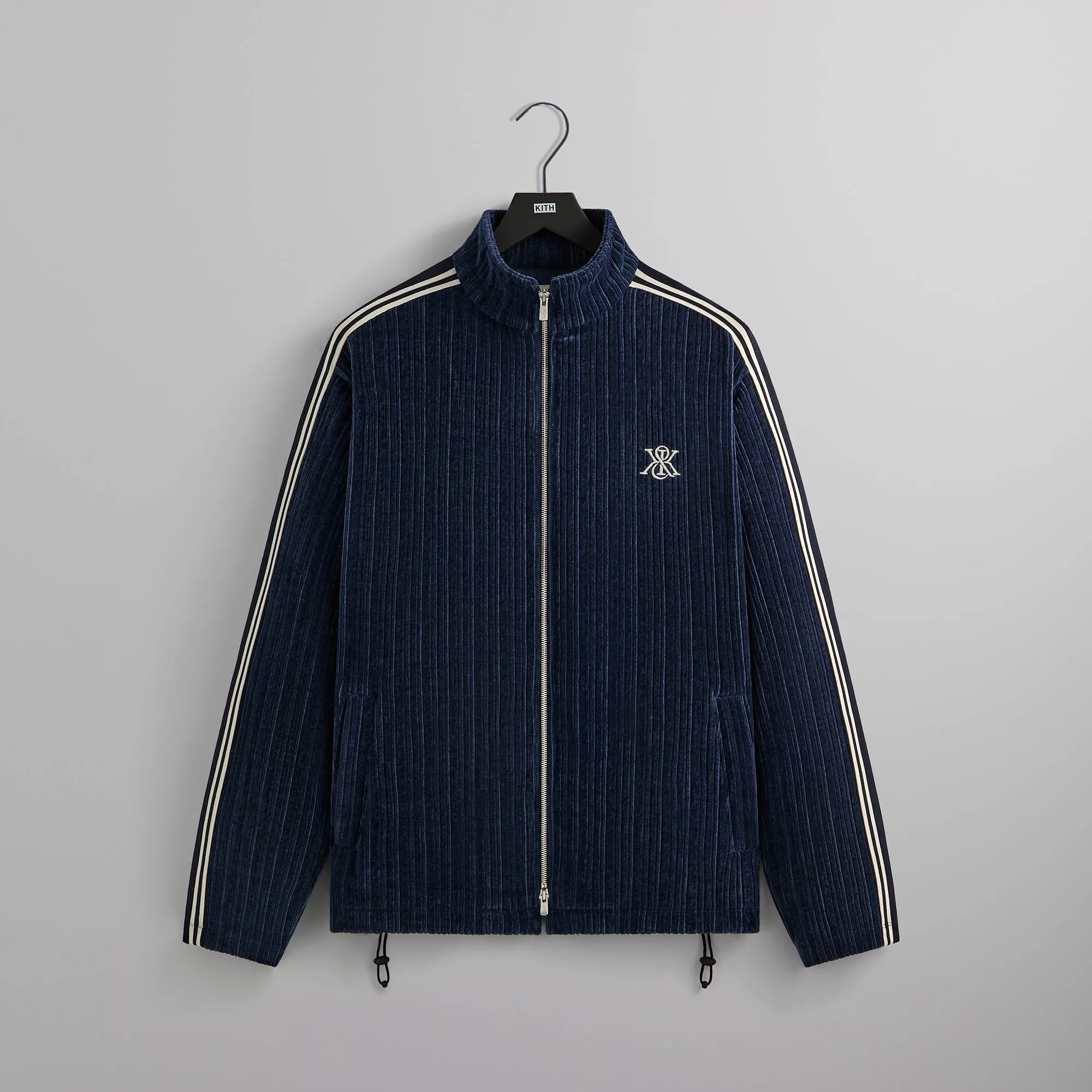 Kith Velvet Cord Ali Track Jacket - Nocturnal sold by Kith