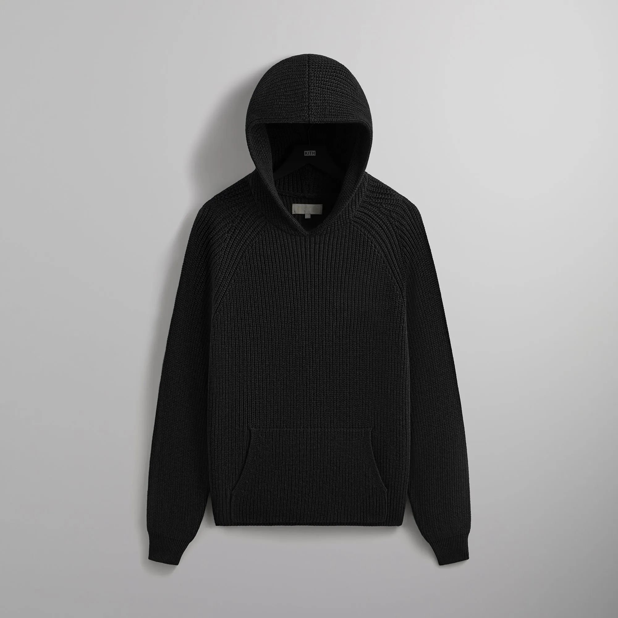 Kith Knit Miles Hoodie - Black sold by Kith