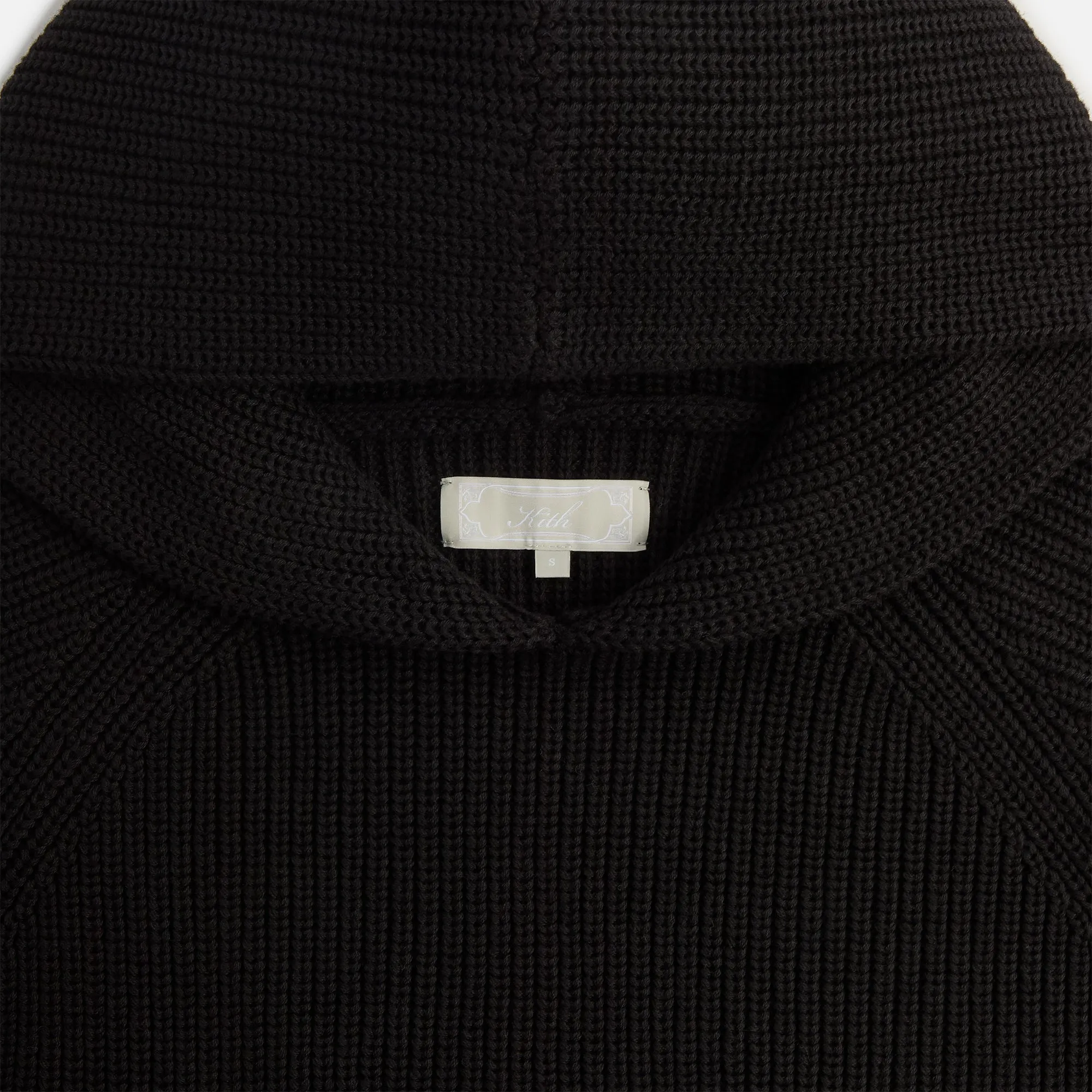 Kith Knit Miles Hoodie - Black sold by Kith product image thumbnail 3