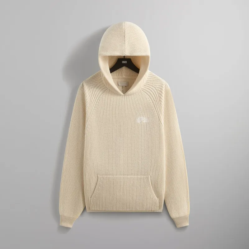 Kith Knit Miles Hoodie - Sandrift sold by Kith