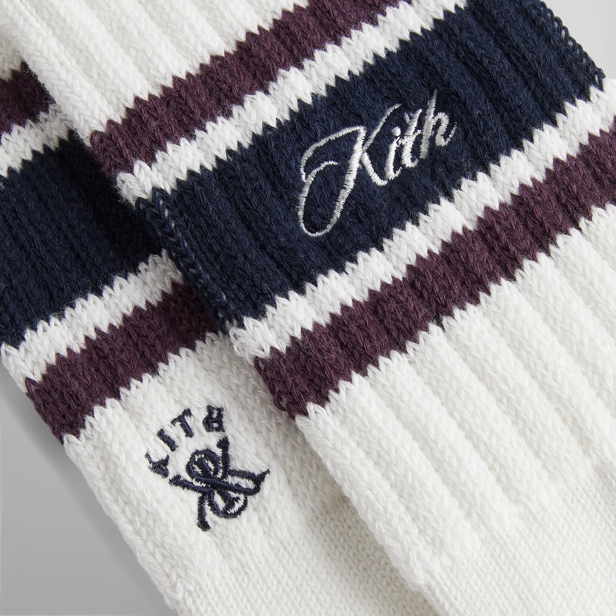 Kith Striped Chunky Crew Socks - Rave sold by Kith product image thumbnail 3