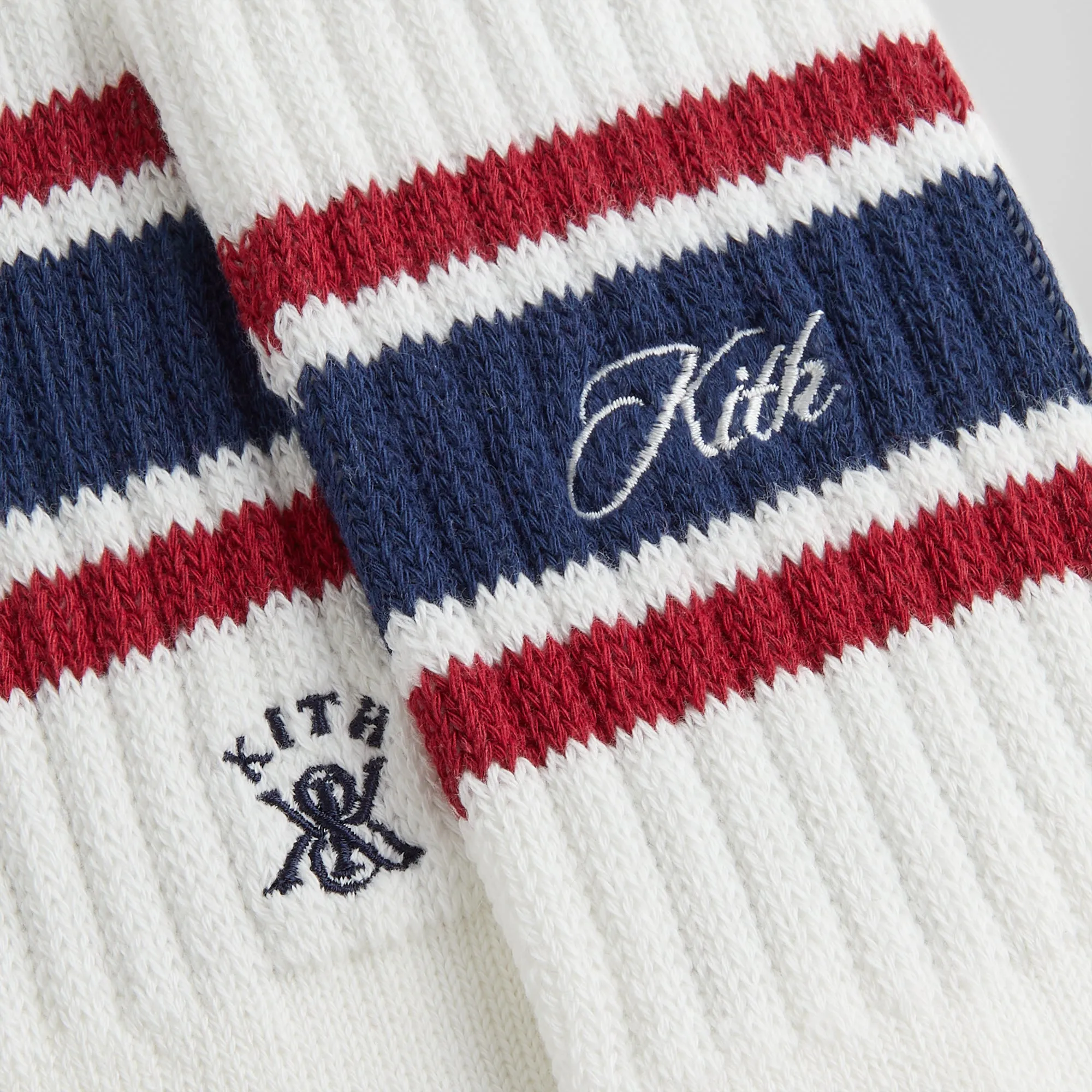 Kith Striped Chunky Crew Socks - Nocturnal sold by Kith product image thumbnail 3