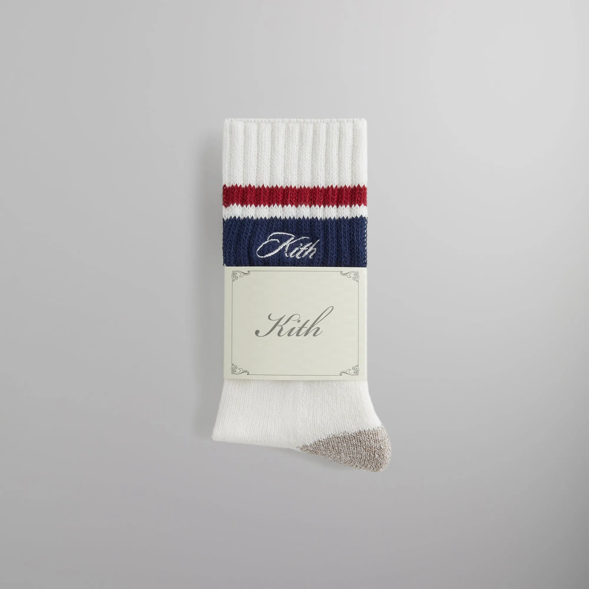 Kith Striped Chunky Crew Socks - Nocturnal sold by Kith product image thumbnail 2