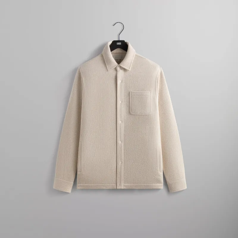 Kith Striped Interlock Ginza Shirt - Sandy Heather sold by Kith