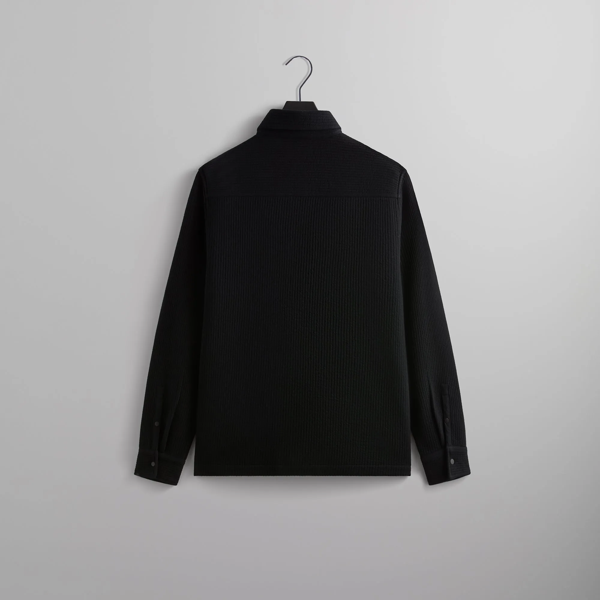Kith Striped Interlock Ginza Shirt - Black sold by Kith product image thumbnail 2