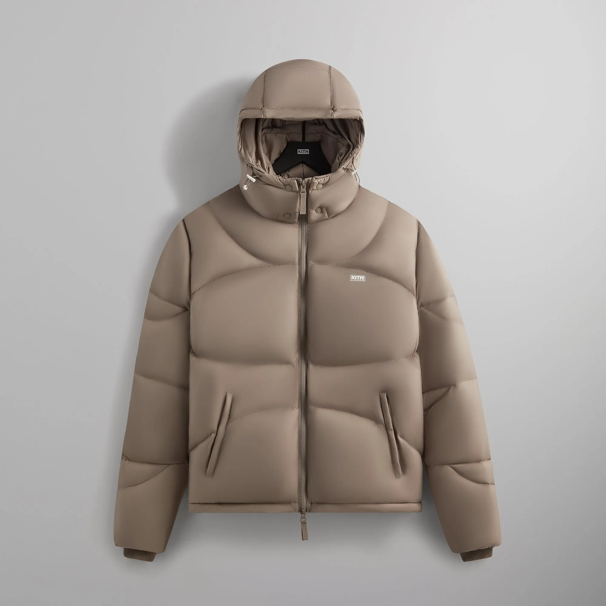 Kith Matte Stretch Taffeta Corey Puffer - Quicksand sold by Kith
