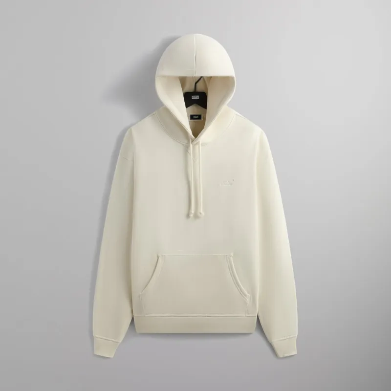 Kith Sueded French Terry Nelson Hoodie - Sandrift sold by Kith