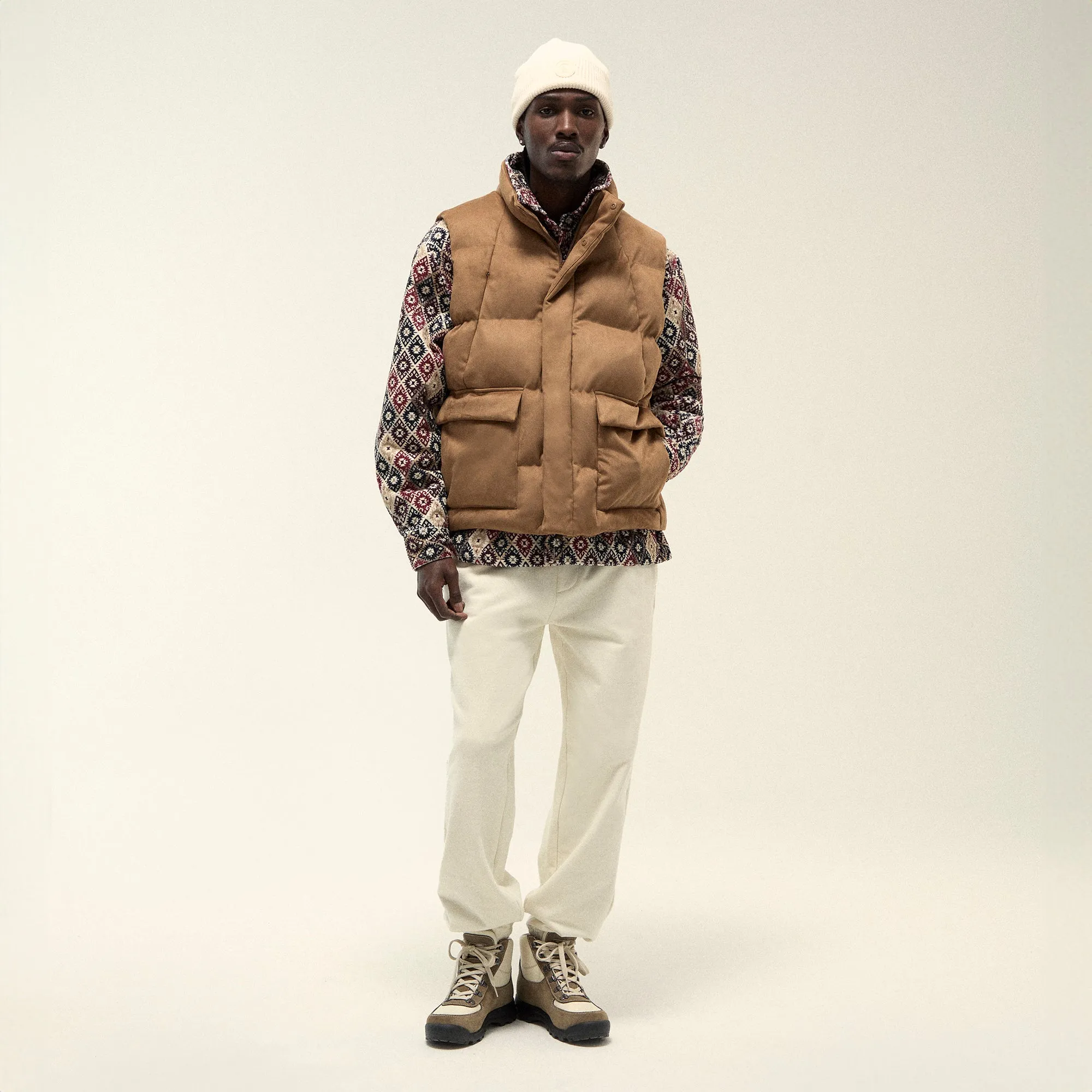 Kith Sueded French Terry Emmons Sweatpant - Sandrift sold by Kith product image thumbnail 2