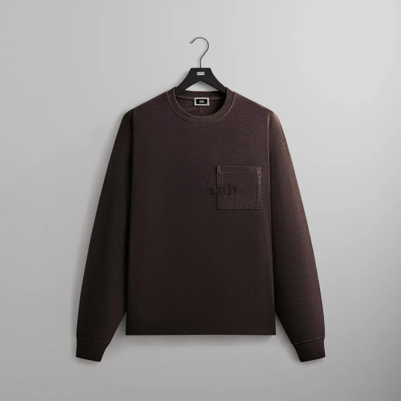Kith Long Sleeve Quinn Tee - Incognito sold by Kith